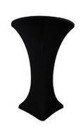 12 Cocktail Tables w/ Black Linens 12 Cocktail Tables w/ Black Linens